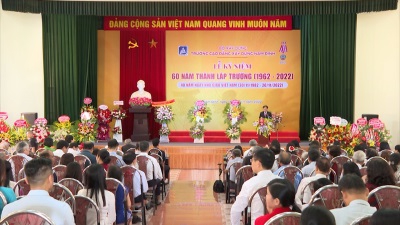 Trường Cao đẳng Xây dựng Nam Định tổ chức lễ kỷ niệm 60 năm thành lập trường  (1962-2022) và 40 năm ngày Nhà giáo Việt Nam. | Đài Phát thanh - Truyền  hình Nam Định