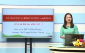 Dạy học trên truyền hình: Ôn tập kiến thức Anh Văn 12 - TOPIC: THR ENVIRONMENT ( 09/04/2020 )