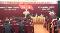 Hội nghị Ban chấp hành Đảng bộ tỉnh lần thứ 25.