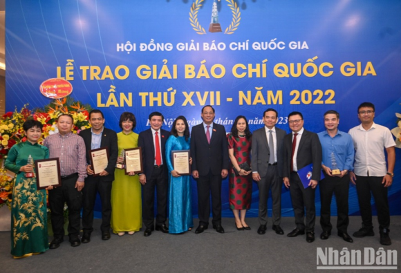 Chủ tịch nước Võ Văn Thưởng dự Lễ trao giải Báo chí quốc gia lần thứ XVII - năm 2022